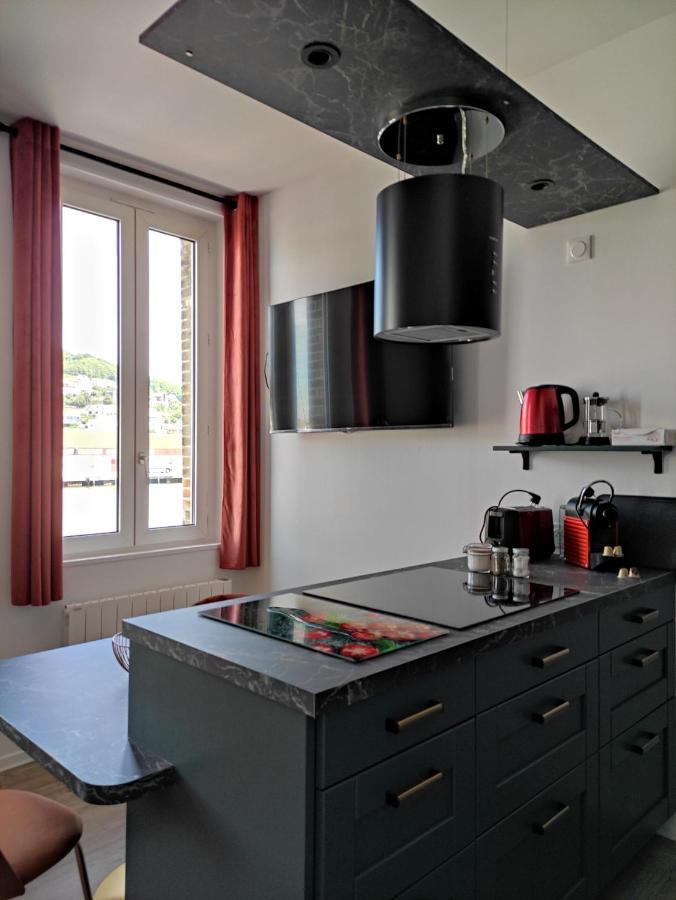 Apartament Le Reflet Des Voiles Face Au Port De Fécamp Zewnętrze zdjęcie