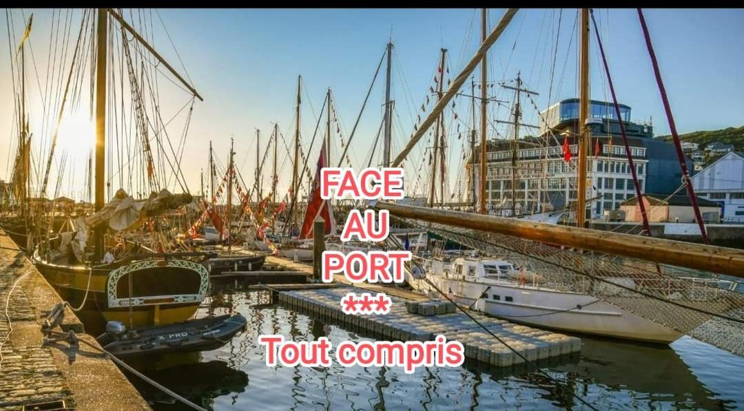 Apartament Le Reflet Des Voiles Face Au Port De Fécamp Zewnętrze zdjęcie